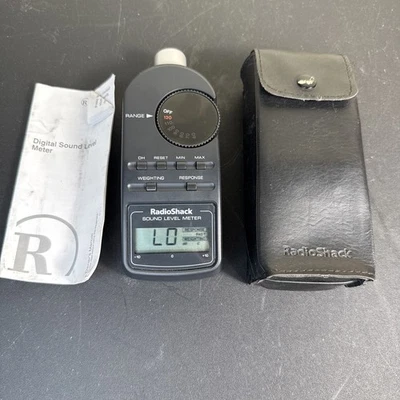 RadioShack 33-2055 Sound Level Meter w/ Case & Manual | Works | Vintage Rare - Image 1 of 4