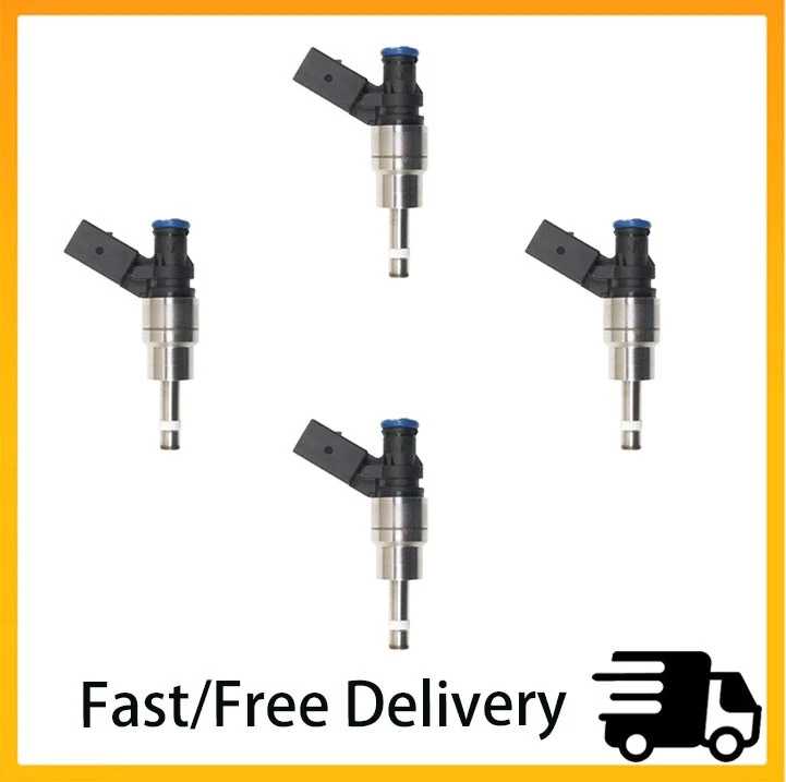 Juego de 4 inyectores de combustible para Volkswagen BEETLE SEAT LEON 2007 2,0 L L4 06F906036A Foto 1 de 4