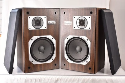 Vintage Pair of Yamaha NS-10T Natural Sound Speakers System Walnut -Made in USA - Image 1 of 4