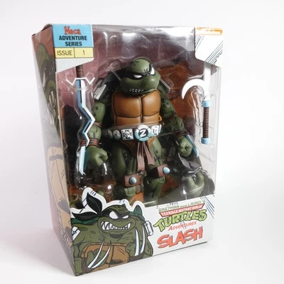 Slash NECA Teenage Mutant Ninja Turtles Adventures 7" Comic Figure TMNT - Image 1 of 4