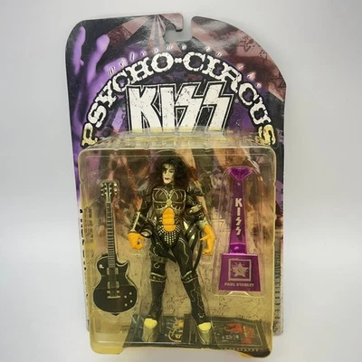 McFarlane Toys Paul Stanley KISS Psycho Circus Figura 7 pulgadas Soporte para Guitarra Foto 1 de 4