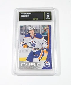 2015-16 Upper Deck NHL Star Rookie Connor McDavid RC #1 GMA 9 - Imagen 1 de 2