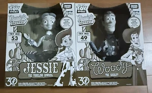 Toy Story 30. Jubiläum echte Größe sprechende Figur Woody Jessie Set JAPAN NEU FS - Bild 1 von 11