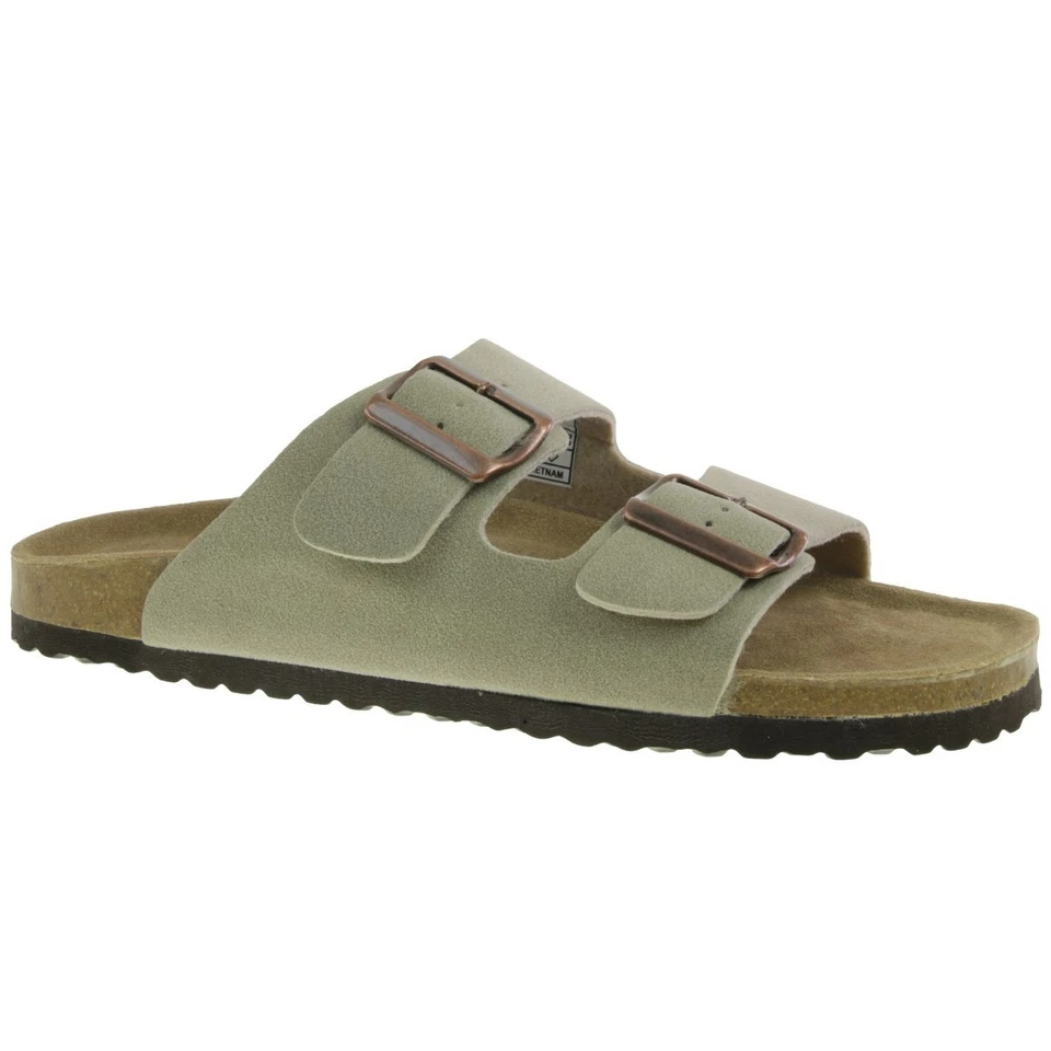 Supersoft 174 145 Herren Pantolette Sandale Hausschuh Lederfussbett Kork
