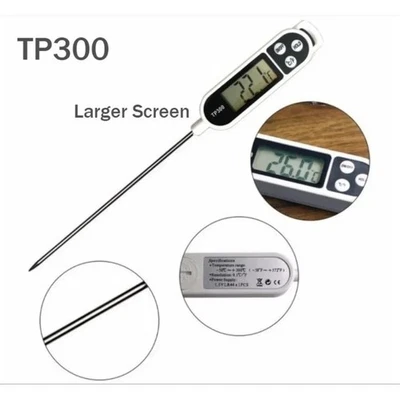 Instant Read Digital Meat Thermometer Fast For Kitchen Food Cooking BBQ Grilling - Image 1 of 4