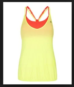 NEU! LORNA JANE SPORTLICHES TOP BH NEONGELB UND ROT KLEIN YOGA GYM DAMEN - Bild 1 von 11