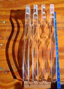 Set di quattro (4) gambe da tavolo LEXAN 16" falegname - Foto 1 di 16