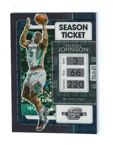 2021-22 Panini Contenders Optic Black Pandora #99 Keldon Johnson - Picture 1 of 2