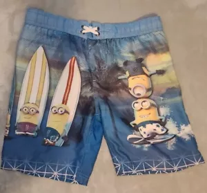 Niño Despreciable Me Minions Baños de Natación Cordón Malla Revestimiento Talla Pequeña - Imagen 1 de 5