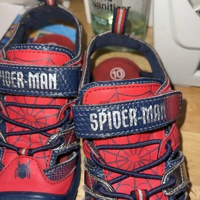 Boys' Light-Up Hiking Sandals Marvel Spider Man Size 10 D-9210354 - Image 1 of 4