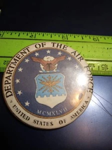 US Air Force Round Button Pin. (23-1347) - Bild 1 von 2