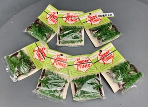 7X Packs Super Minis - Background Green Pine Trees 3 Pcs Pack HO3510 - Picture 1 of 4