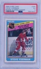 1984 O-Pee-Chee Steve Yzerman Rookie Scoring Leader RC #385 PSA 5 Excellent HOF
