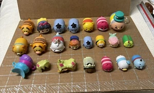 Lot Of 19 Disney Tsum Tsum +3 Accessories Keychain Mad Hatter Princesses L/M Six - Picture 1 of 18