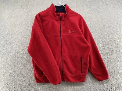 Microsoft Visio 2003 Program Tech Promo Fleece Full Zip Jacket Mens Size Large - Image 1 of 4