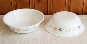 Corelle Tangerine Garden Soup Cereal Bowls 6 1/8” Set 2 PERFECT More Available - Picture 1 of 3