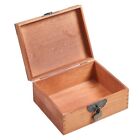 Small Wooden Box with Lock Wooden Storage Box for Jewelry Treasure Box Gift7960