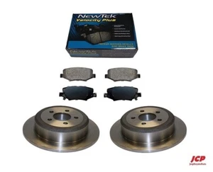 2 X REAR 316mm BRAKE DISC SEMI-METALLIC PADS FOR JEEP CHEROKEE LIBERTY KK 08-12 - Picture 1 of 2