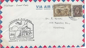COVER CANADA AIR MAIL FIRST FLIGHT. - Picture 1 of 1