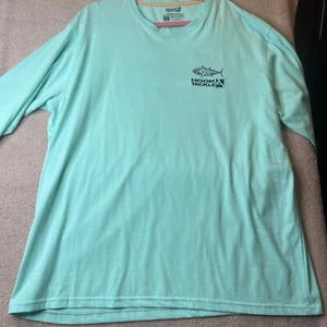 Hook & Tackle Long Sleeve Fishing Shirt UPF 50+ Sun Protection Mens 2X - Picture 1 of 8