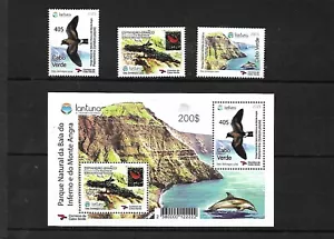 CABO VERDE, 2023 UCCELLINI, DELFINO, ALBERO, 3v..+M/S,MNH, NUOVO!! - Foto 1 di 1