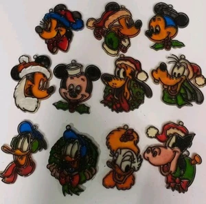 VTG Disney Ornaments Makit Bakit Mickey Donald Daisy Pluto Clarabelle Goofy 80s - Picture 1 of 7