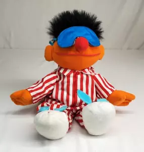 Vintage 1996 Tyco Sesame Street SING & SNORE ERNIE Singing Talking Plush Doll - Picture 1 of 7