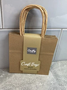 Craft Bags 14cm Set Of 5 For Crafting And Gifting - Picture 1 of 4