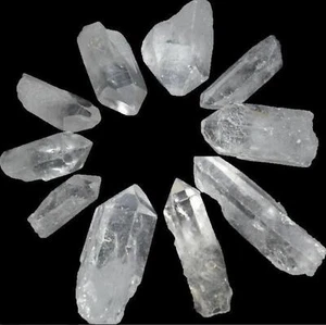 Quartz Crystal Points Wands Tips 1" - 1.5" x 10 - Picture 1 of 1