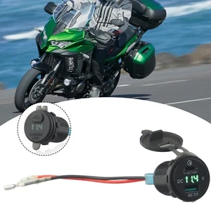 For Versys650,1000 VersysX300,Ninja400 650 TYPE-C USB QC3.0 Charger For Kawasaki - Picture 1 of 16