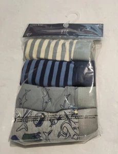 NIP Gap Kids Boys Shark Print Striped Classic Briefs 4 Pack 12 XL - Picture 1 of 1