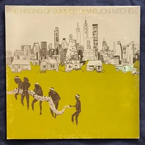 JONI MITCHELL : THE HISSING SUMMER LAWNS - 1975 LP 7E-1051 - Fast Shipping - Imagen 1 de 2