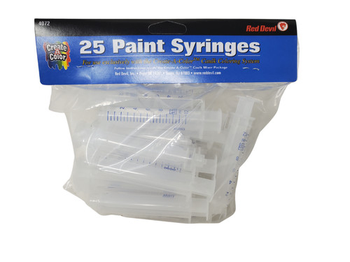 Red Devil - Create-A-Color Paint Syringes: Pack of 25 | eBay