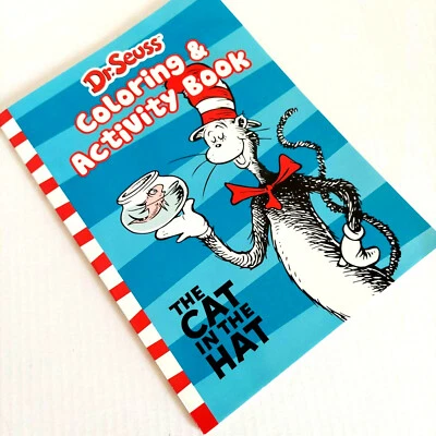 Dr Seuss The Cat In The Hat Coloring & Activity Book NEW  USA - Image 1 of 4