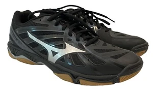 Mizuno Womens Wave Hurricane 3 430225 9073 Black Running Shoes Sneakers Size 10 - Picture 1 of 7