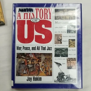 War, Peace, and All That Jazz Hardcover Joy Hakim - Picture 1 of 9