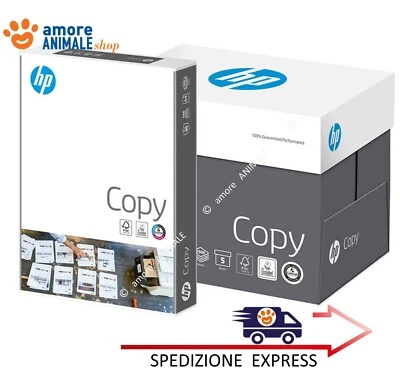 RISMA 500 FOGLI Carta A4 HP - 80 gr PERFORMACE - COPIE STAMPANTE LINKJET LASER