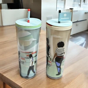 Starbucks + Lou Black History 2024 Tumbler Set By Seattle Artist Damon Brown. - Bild 1 von 7