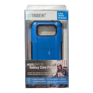 T3. Trident Aegis Case for Samsung Galaxy Core Prime - Blue W/ Screen Protector - Picture 1 of 1
