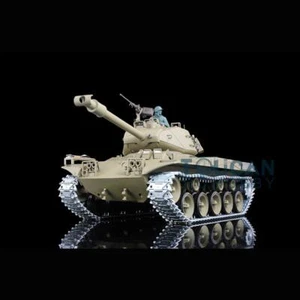 Heng Long 1/16 7.0 Infrarossi Combat Walker Bulldog 3839 Piste Metallo RTR RC Serbatoio - Foto 1 di 8