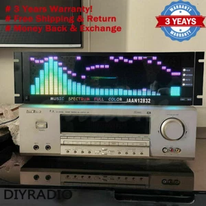 JAAN12832 Musikspektrum Rhythmus Licht Display mit 2U/3U Rack Unterstützung Fernbedienung - Bild 1 von 5