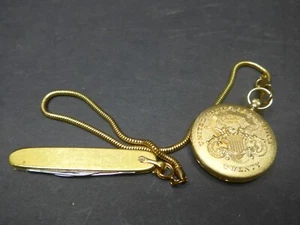 Watch Fob, Chain,Vintage Pen Knife - Picture 1 of 7