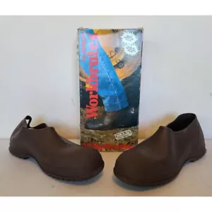 TINGLEY Workbrutes sovrascarpa MARRONE #75114 uomo GIGANTE 13-15 nuova NOS made USA *RARA - Foto 1 di 14