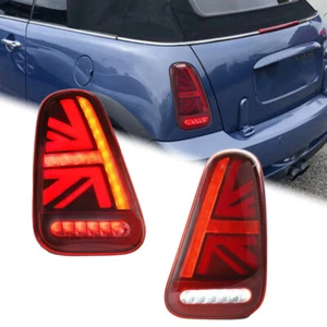 For 2002-2006 Mini Cooper R50 R52 R53 Sequential Rear Lamps Red LED Tail lights - Foto 1 di 18