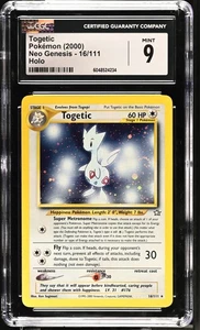 Pokémon Neo Genesis TOGETIC Holo CGC 9 (4234) Graded Power - Bild 1 von 2