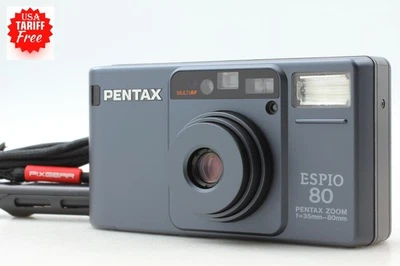 [Top MINT] Pentax Espio 80 Zoom Navy Point & Shoot 35mm Film Camera From JAPAN - Image 1 of 4