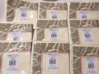 New 9 Pks Creative Converting Elegant Gold 20 Pc 15X15 Table Napkins 2 Ply-180 T - Image 1 of 4