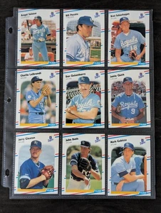 Fleer - 1988 Royals Partial Team Set Near Perfect Condition - Picture 1 of 4