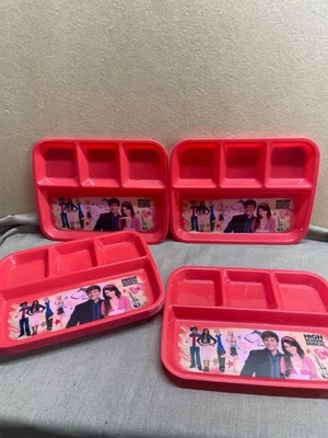 High School Musical Plastic Trays lot of 8 Deluxe Imports 11 1/2" x 9" in size e - Image 1 of 4