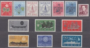 NORGE - 1960 COMPLETE YEAR SET - JAHRGANG Mi.: 438-450 - **MNH** - Picture 1 of 1